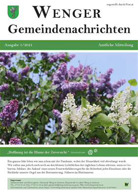 Gemeindezeitung 1. VJ 2021