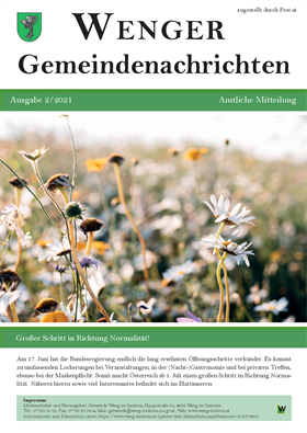 Gemeindezeitung 2. VJ 2021