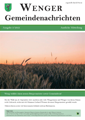 Gemeindezeitung 3. VJ 2021
